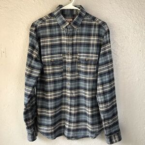 Merona Flannel Button Down Shirt Size Medium